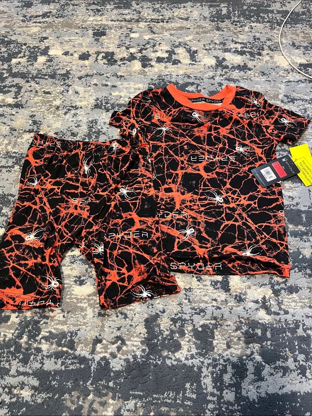 NWT Spyder Pajama Set
